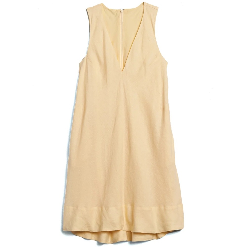 Banana Republic Yellow Sleeveless V-Neck Mini Dress - Picture 3 of 16